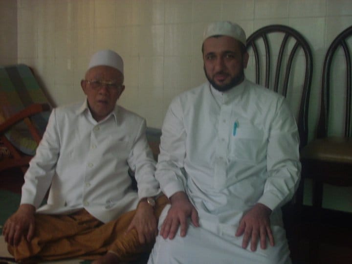 KH. Masduqi Machfudz dan Ust. Muhammad Sulaiman dari Libanon murid Syaikh Harori Libanon, silaturahim ke rumah untuk meminta ijazah ammah keilmuan dan diskusi tentang Wahabiyah di Indonesia dan Libanon